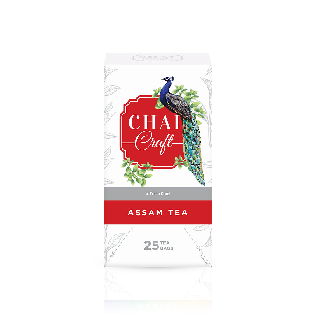 Chai Craft Assam Tea  box of 25 Teabag front view