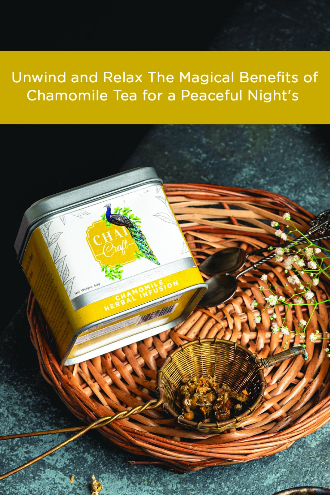 Unwind and Relax: The Magical Benefits of Chamomile Tea for a Peaceful Night's Sleep