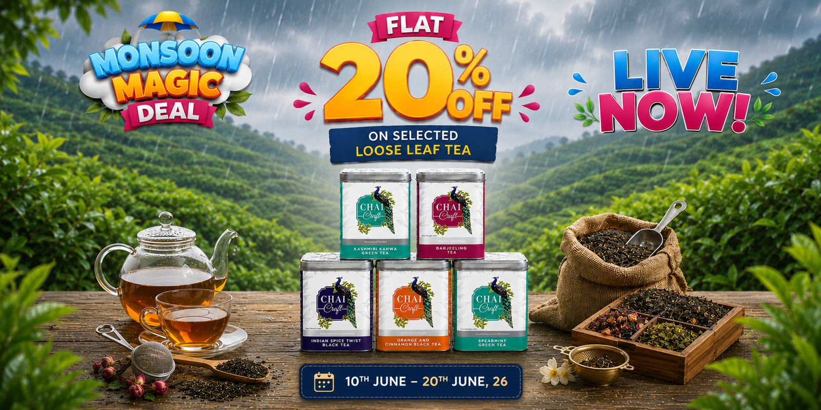 Monsoon magic deal
