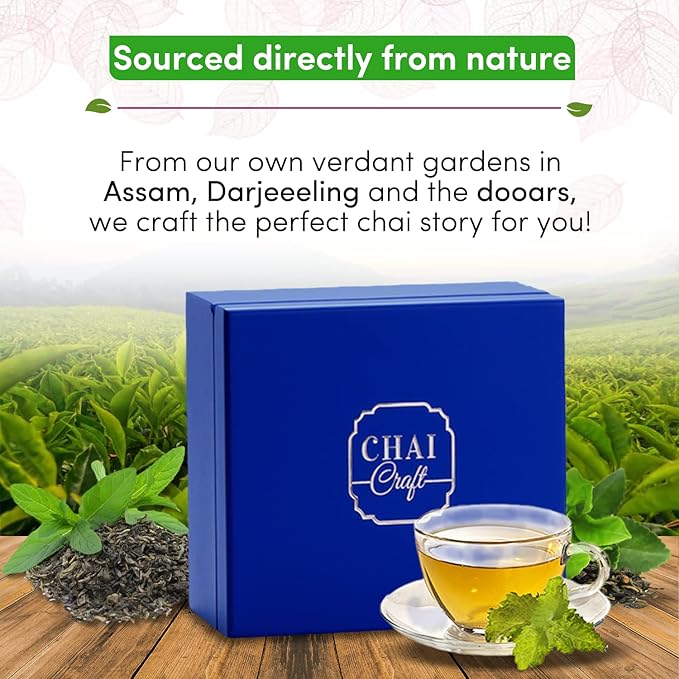 The Wonder Box – 100g Loose Leaf Tea Tin + 20 Teabags (2 Flavours) | Premium Tea Gift Set