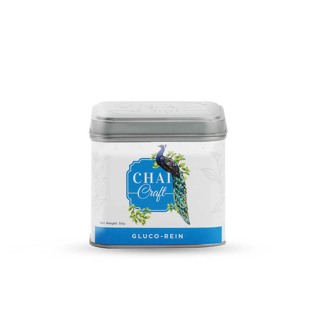 Anti Diabetic Tea Gluco Rein front image in white background