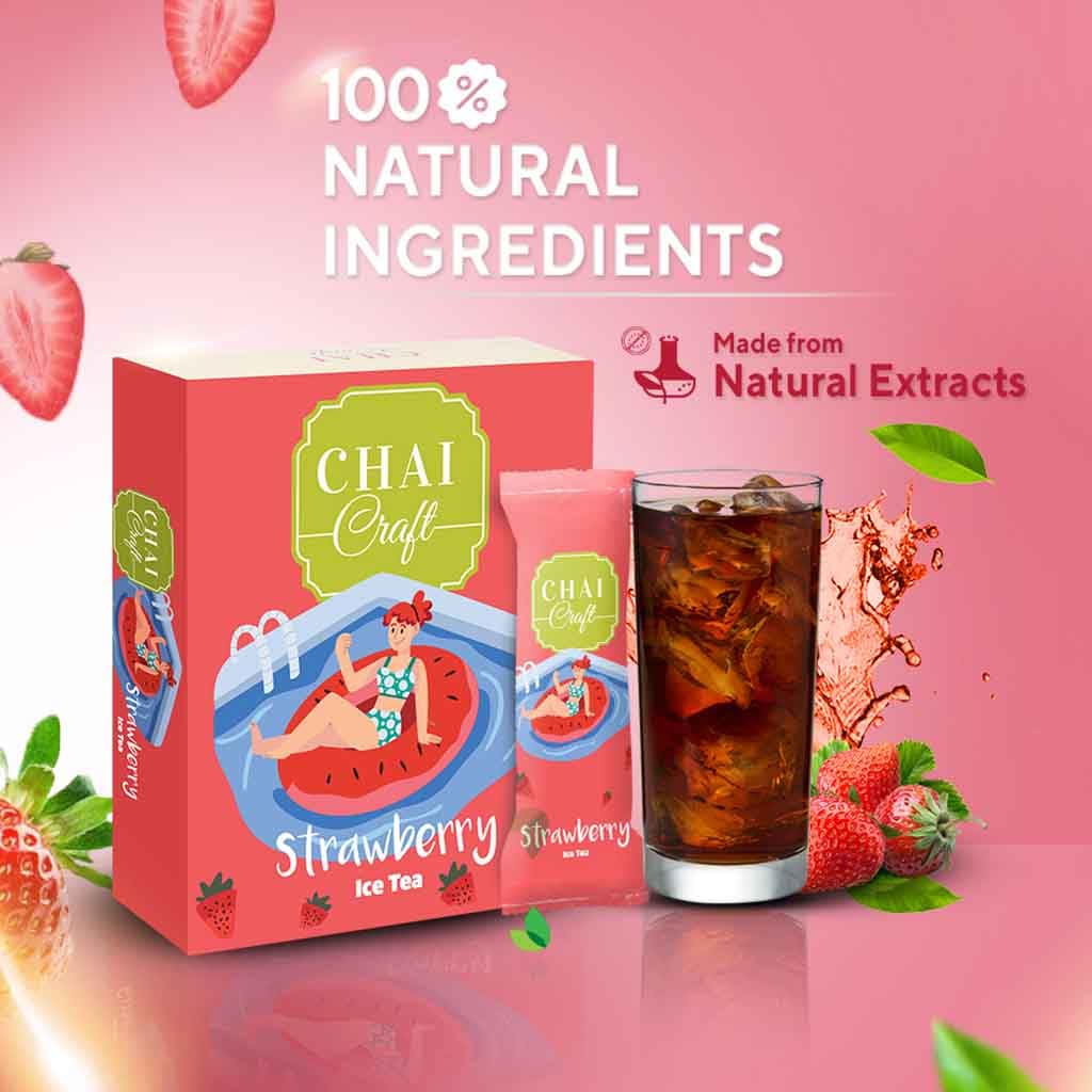 Strawberry Iced Tea Premix